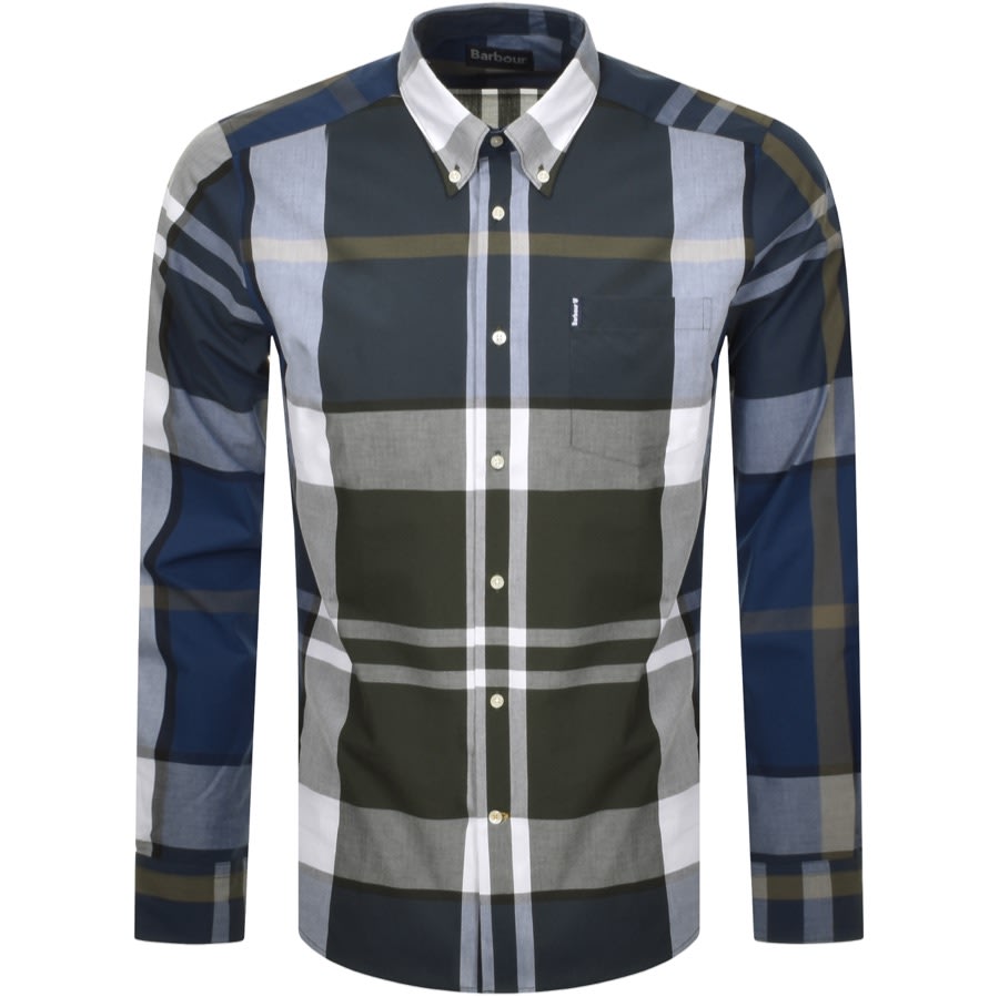 Alternative Image for ProductBarbour Long Sleeved Tartan 12 Shirt Green1
